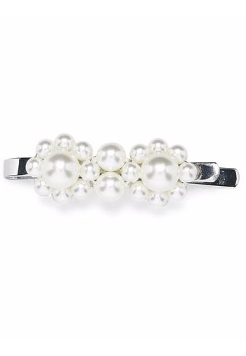Simone Rocha pearl-embellished hair clip - Argento