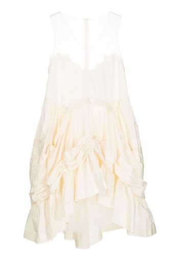 Simone Rocha sleeveless drop waist Tutu dress - Bianco