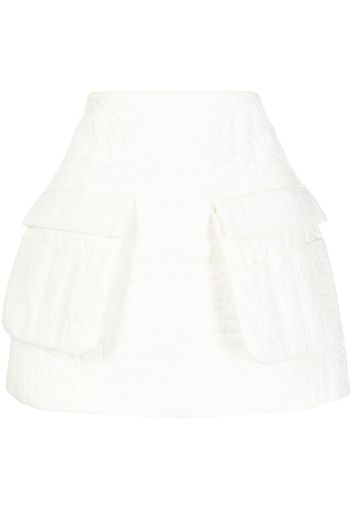 Simone Rocha Minigonna svasata - Bianco