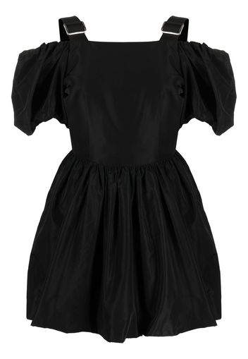 Simone Rocha puff-sleeve flared minidress - Nero