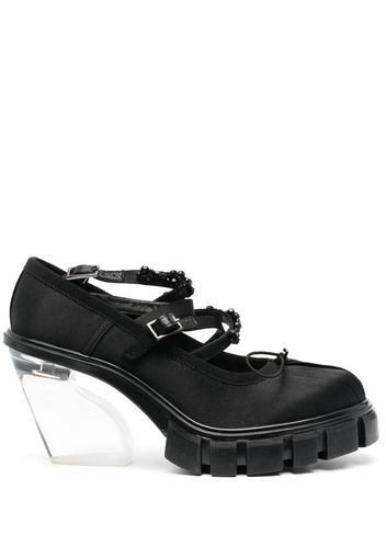 Simone Rocha transparent heel pumps - Nero