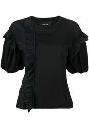 Simone Rocha T-shirt con maniche a palloncino - Nero