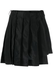 Simone Rocha high-waisted asymmetric-hem skirt - Nero