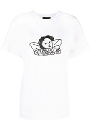 Simone Rocha graphic-print T-shirt - Bianco