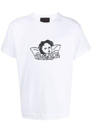 Simone Rocha graphic-print cotton T-shirt - Bianco