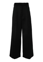 Simone Rocha pleated wide trousers - Nero