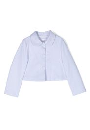 Simonetta cropped Peter Pan-collar jacket - Blu