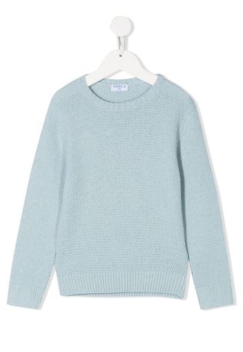 knitted crew-neck jumper