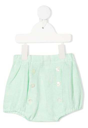 Siola button-up linen shorts - Verde