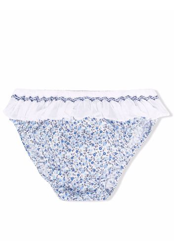 Siola floral-print bikini bottoms - Blu