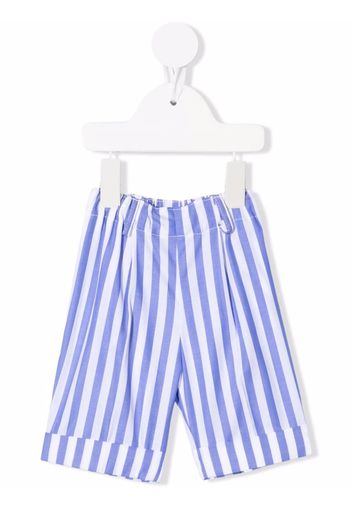 Siola striped straight-leg short - Blu