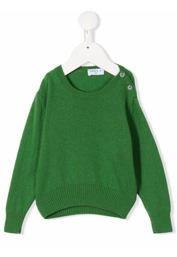 Siola crew-neck cashmere jumper - Verde