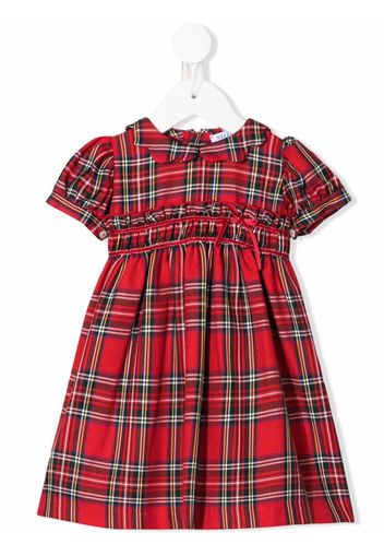 Siola check shift dress - Rosso