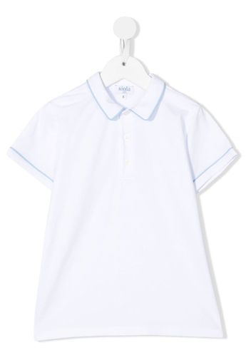 Siola short-sleeved polo shirt - Bianco