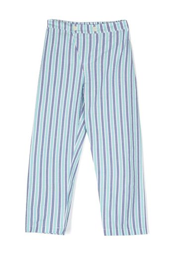 Siola vertical stripe pyjama pants - Blu