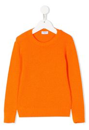 knitted crew-neck jumper