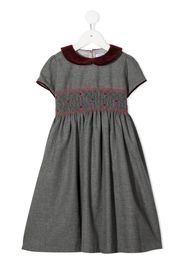 embroidered flared dress