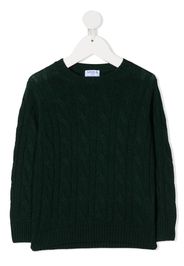 cable-knit jumper