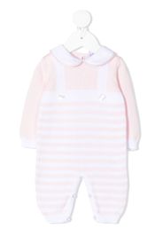 Siola striped knitted romper - Rosa