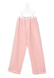 Siola elasticated linen trousers - Rosa