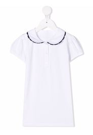 Siola contrast-trim cotton polo shirt - Bianco