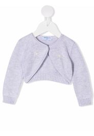 Siola Cardigan con ricamo - Grigio
