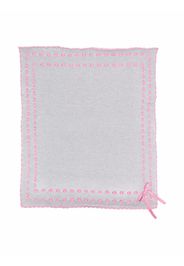 Siola contrast stitching scarf - Grigio