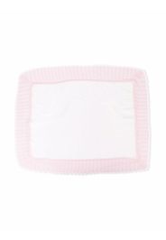 Siola ribbed edge blanket - Bianco