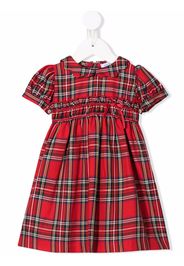 Siola check shift dress - Rosso