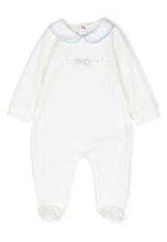 Siola Pigiama con ricamo - Bianco