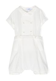 Siola short-sleeve two-piece romper - Bianco