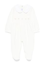 Siola Pigiama con ricamo a fiori - Bianco