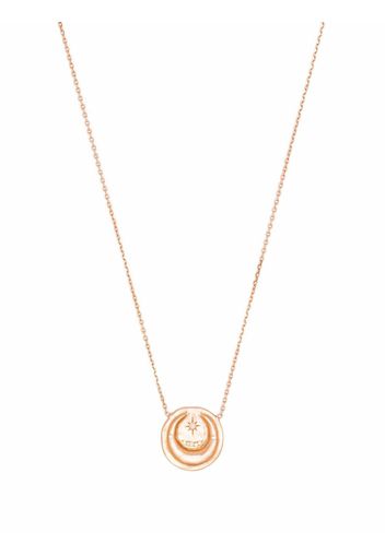 Sirciam Collana Sand Dollar in oro rosa 14kt con diamanti