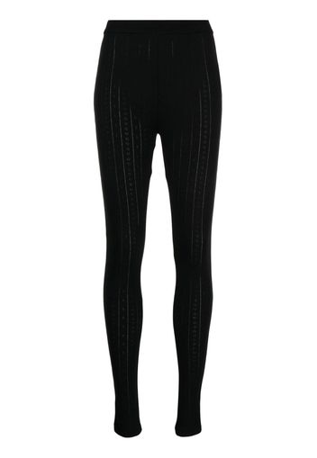 Skall Studio T-Edie Pointelle leggins - Nero