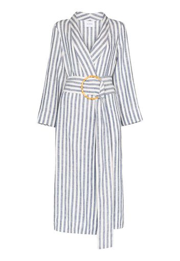 ruled robe dress