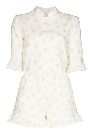 Sleeper daisy-print pyjama set - Toni neutri