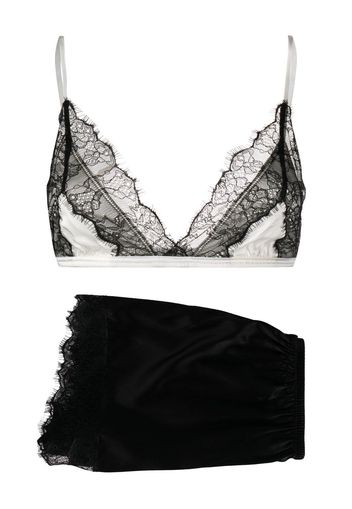 Sleeping with Jacques Set reggiseno e boxer Julia - Nero