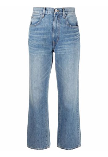 Slvrlake high-rise cropped jeans - Blu