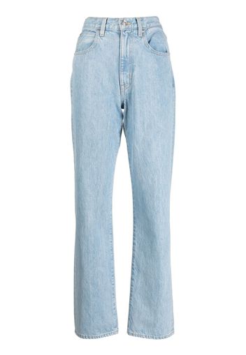 SLVRLAKE London mid-rise straight-leg jeans - Blu