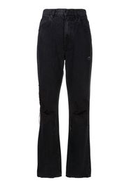 SLVRLAKE Jeans London con effetto vissuto - Nero