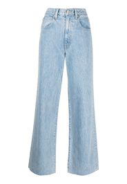 SLVRLAKE high-waited wide-leg jeans - Blu