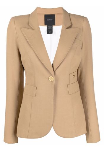 Smythe peak-lapels single-breasted blazer - Marrone