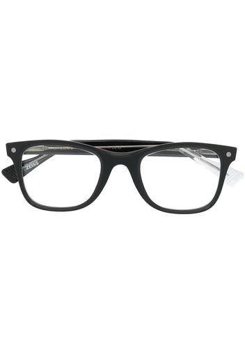 Snob removable tinted-lenses square-frame glasses - Nero