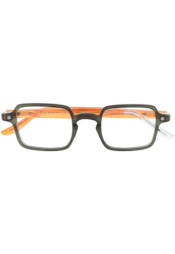 Snob removable tinted-lenses square-frame glasses - Verde