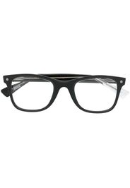 Snob removable tinted-lenses square-frame glasses - Nero