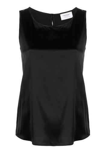 Snobby Sheep sleeveless silk-blend blouse - Nero