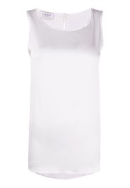 silk scoop neck vest