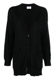 Snobby Sheep button-fastening long cardigan - Nero