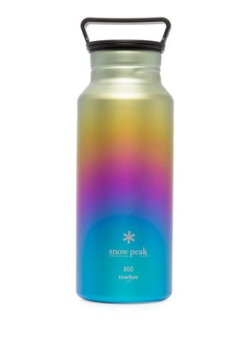 Snow Peak Aurora titanium rainbow 800ml bottle - Multicolore