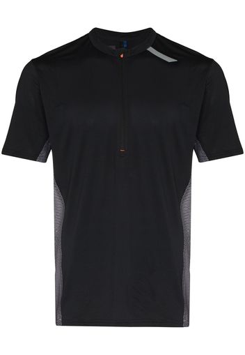 Soar half-zip running T-shirt - Nero